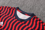 Bayern Munich 22-23 Short Sleeve Full Body Splatter Black Red Training Suit - 图片 6