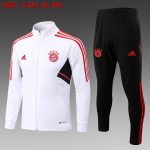 Bayern Munich 22/23 Long Zip Jacket White
