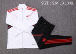 Bayern Munich 22/23 Long Zip Jacket White - 图片 2