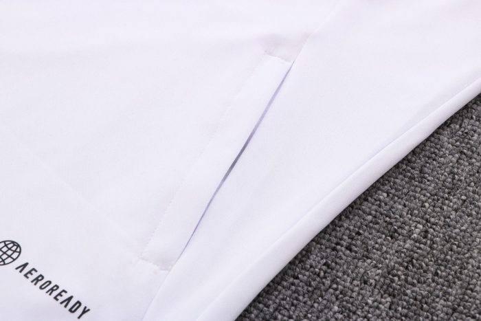 Bayern Munich 22/23 Long Zip Jacket White - 图片 4