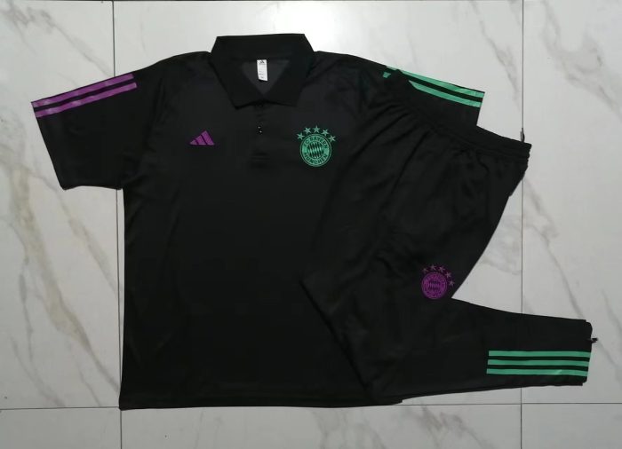 Bayern Munich 23-24 Black Polo - 图片 9