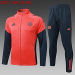 Bayern Munich Orange Long Zipper Jacket