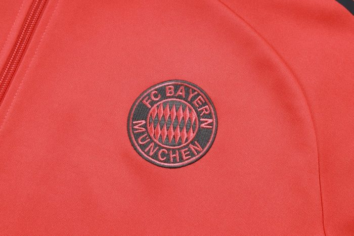 Bayern Munich Orange Long Zipper Jacket - 图片 6