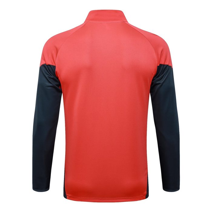 Bayern Munich Orange Long Zipper Jacket - 图片 7