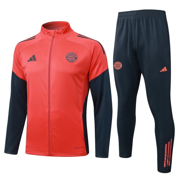 Bayern Munich Orange Long Zipper Jacket - 图片 8