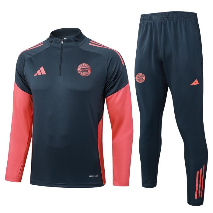 Bayern Munich 2526 Half-Zip Jacket Grey - 图片 8