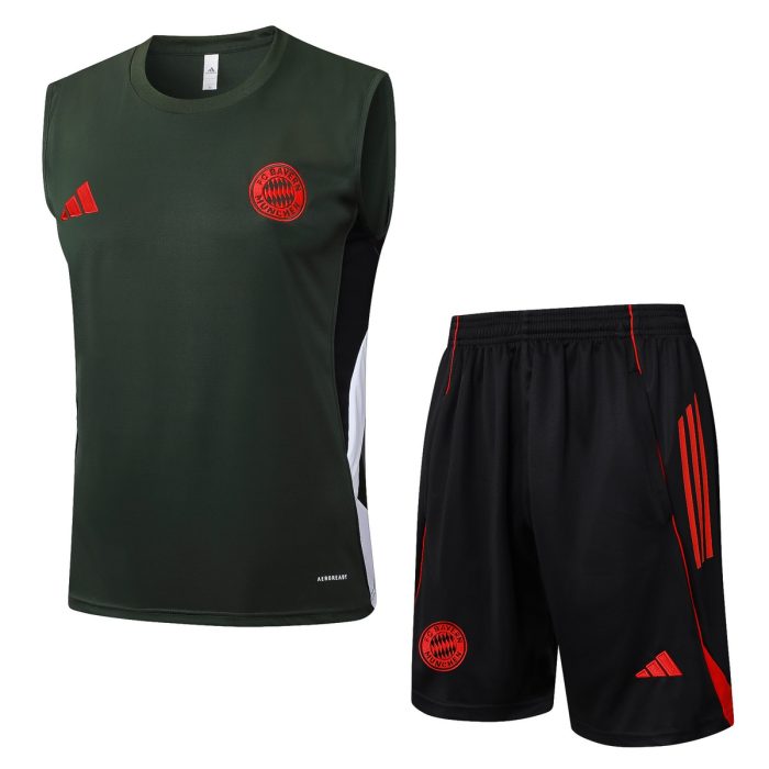 Bayern Munich Dark Green Vest - 图片 8