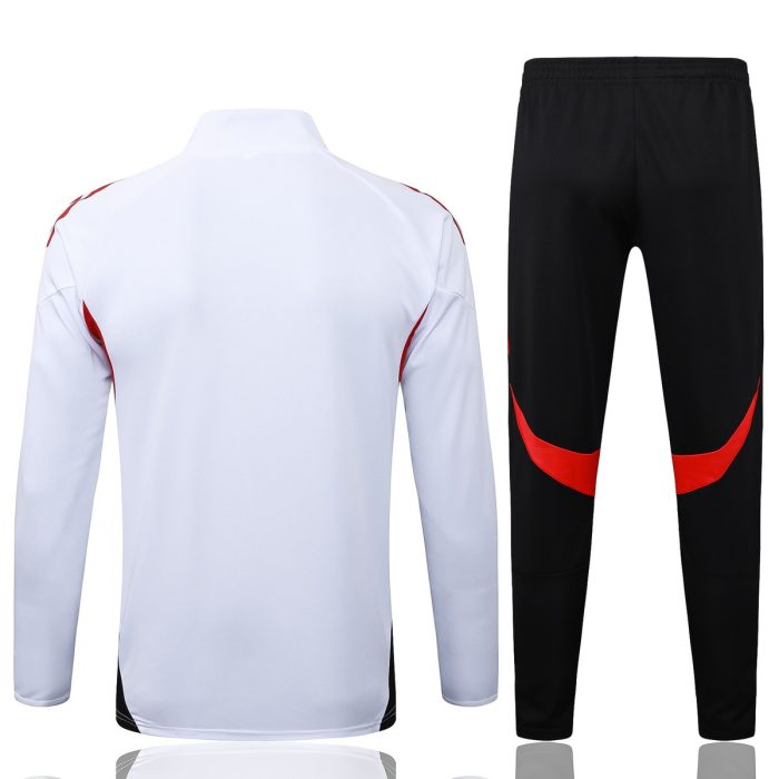 Bayern Munich White Long Zipper Jacket - 图片 7