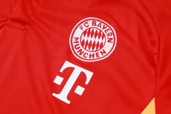 Bayern Munich Red Polo Shirt - 图片 5