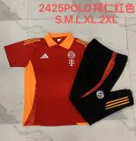 Bayern Munich Red Polo Shirt - 图片 9