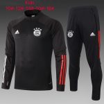 2021 Bayern Munich Black Half-Zip Jacket Kids - 图片 2