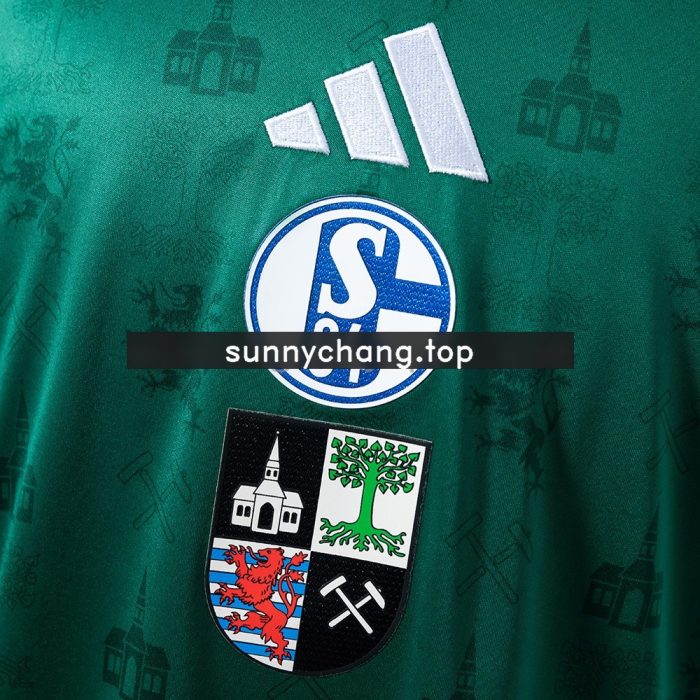 Schalke 04 25/26 Commemorative Edition Green Jersey - 图片 7
