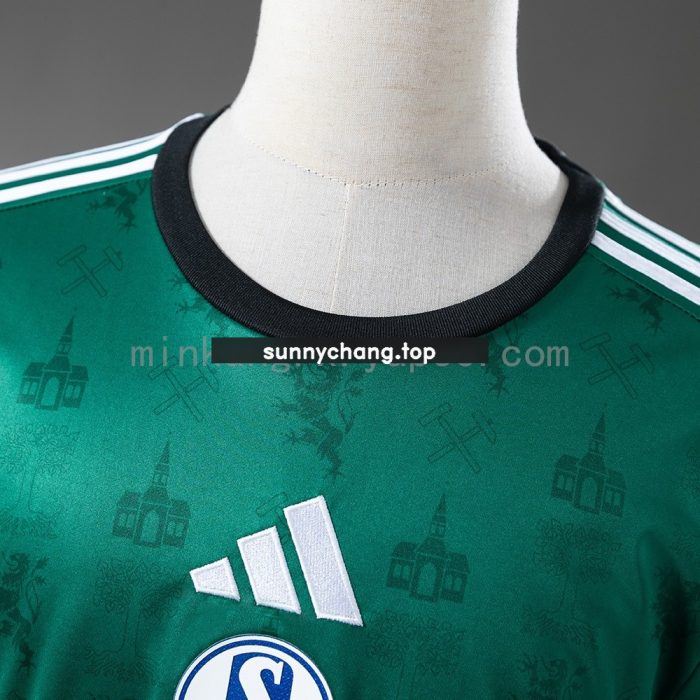 Schalke 04 25/26 Commemorative Edition Green Jersey - 图片 8
