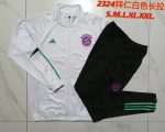 Bayern Munich 23-24 Long Zip Jacket White - 图片 9