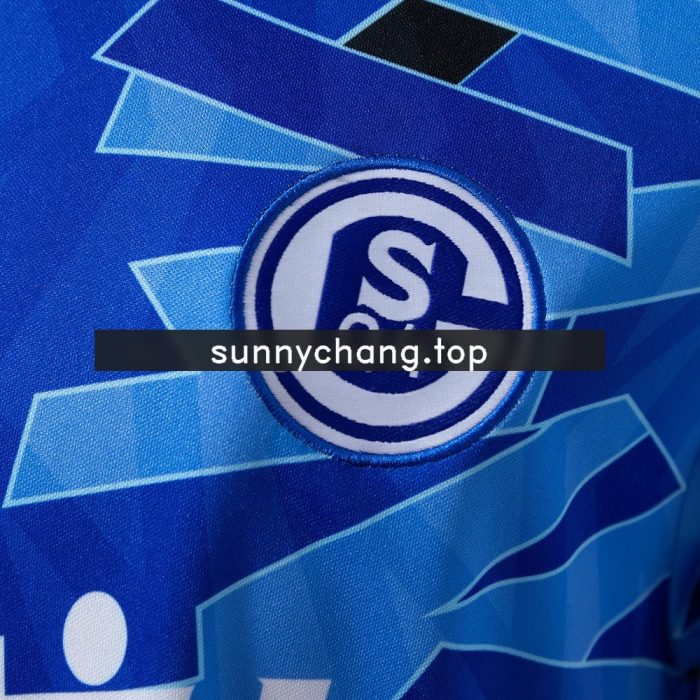 Schalke 04 1992/93 Home Retro Jersey - 图片 4
