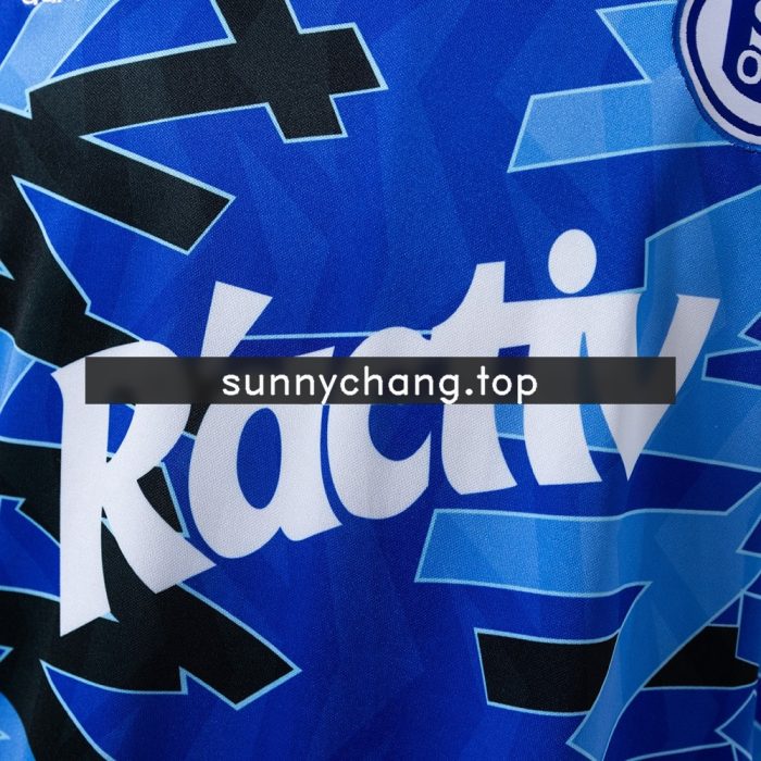 Schalke 04 1992/93 Home Retro Jersey - 图片 5