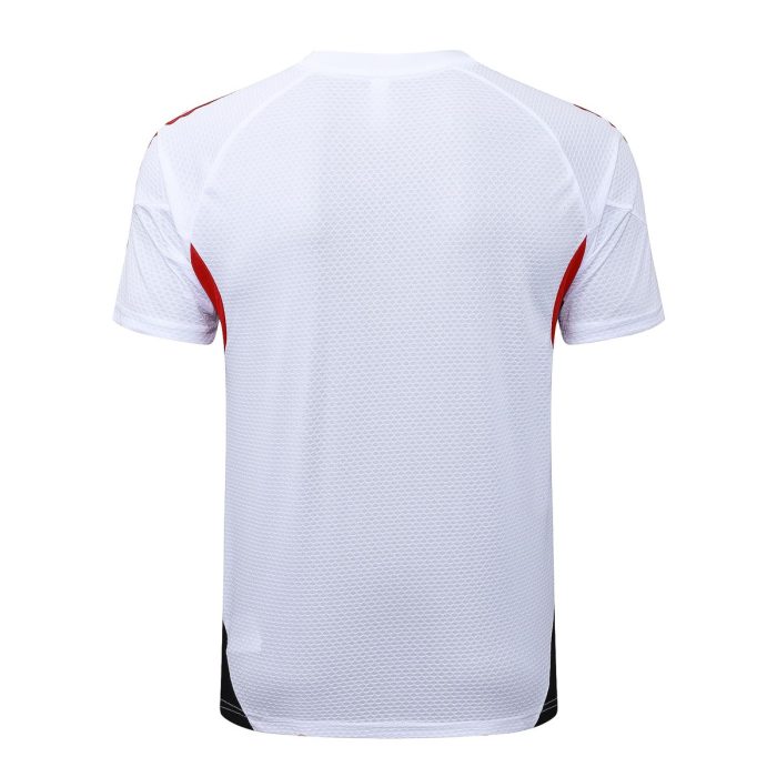 Bayern Munich White Short Sleeve Training Suit - 图片 7