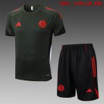 Bayern Munich Dark Green Short Sleeve Training Suit