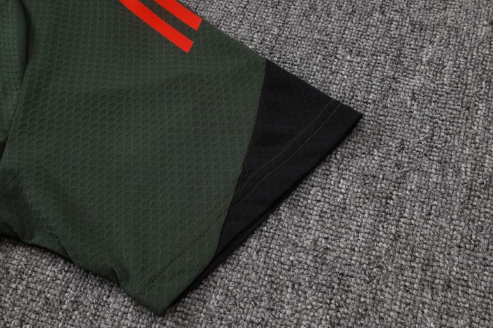 Bayern Munich Dark Green Short Sleeve Training Suit - 图片 5