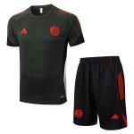 Bayern Munich Dark Green Short Sleeve Training Suit - 图片 8