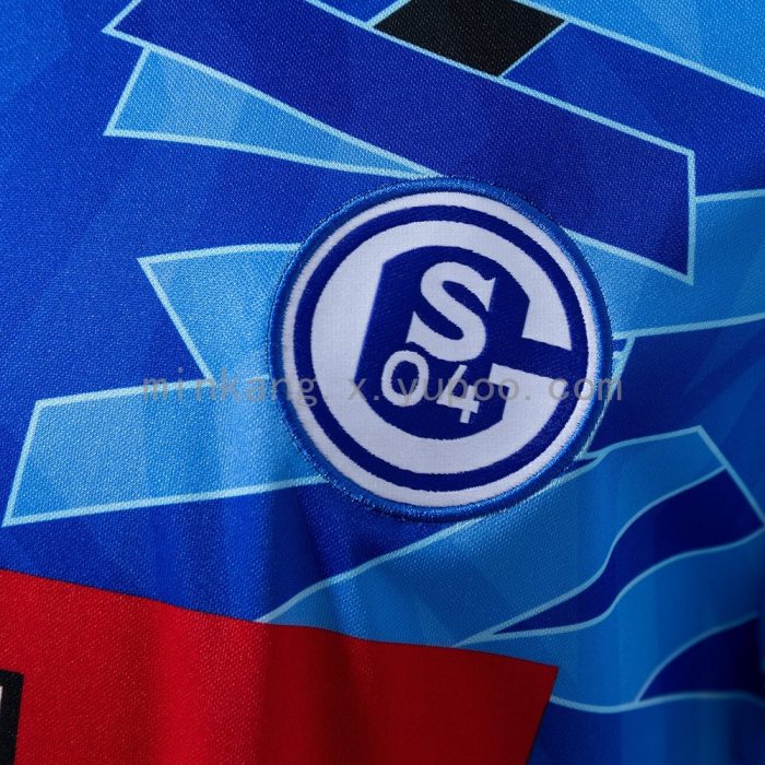 Schalke 04 1993/94 Home Retro Jersey - 图片 4