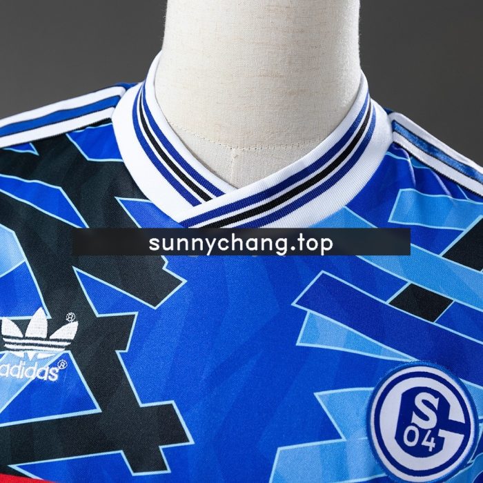 Schalke 04 1993/94 Home Retro Jersey - 图片 6