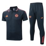Bayern Munich Polo Shirt Dark Gray - 图片 8