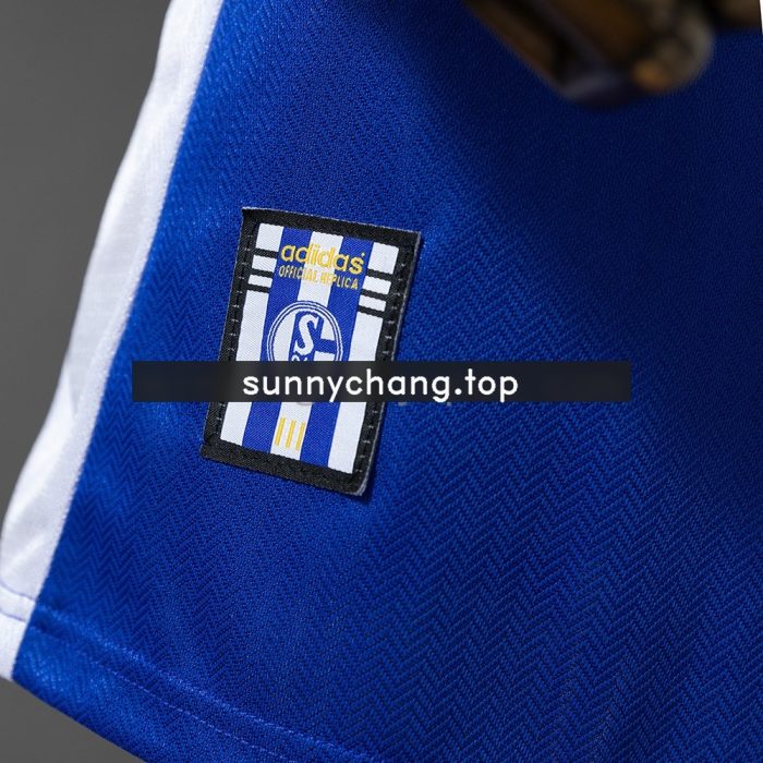 Schalke 04 1998-2000 Home Retro Jersey - 图片 2