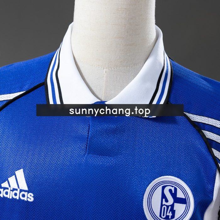 Schalke 04 1998-2000 Home Retro Jersey - 图片 6