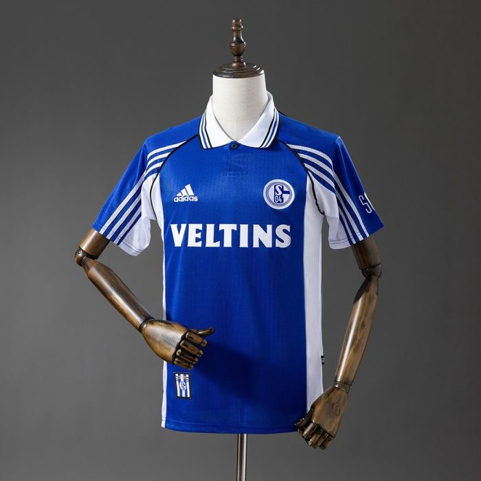 Schalke 04 1998-2000 Home Retro Jersey - 图片 8