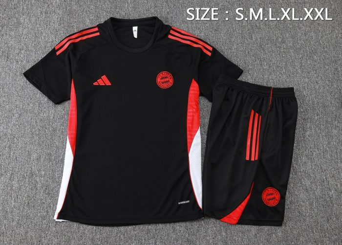 Bayern Munich Black Short Sleeve Training Shirt - 图片 2