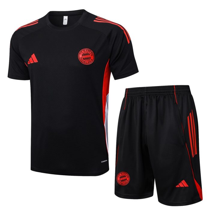 Bayern Munich Black Short Sleeve Training Shirt - 图片 8