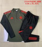 Bayern Munich Half-Zip Jacket Dark Green - 图片 8