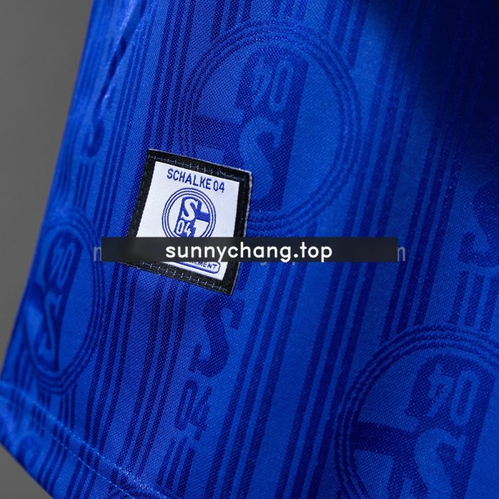 Schalke 04 1996-1997 Home Retro Jersey - 图片 2