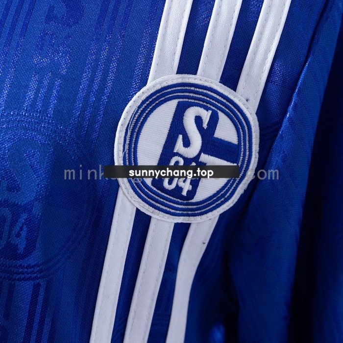Schalke 04 1996-1997 Home Retro Jersey - 图片 4