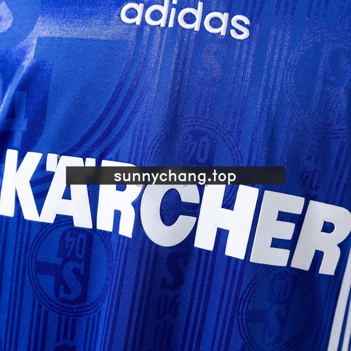 Schalke 04 1996-1997 Home Retro Jersey - 图片 5