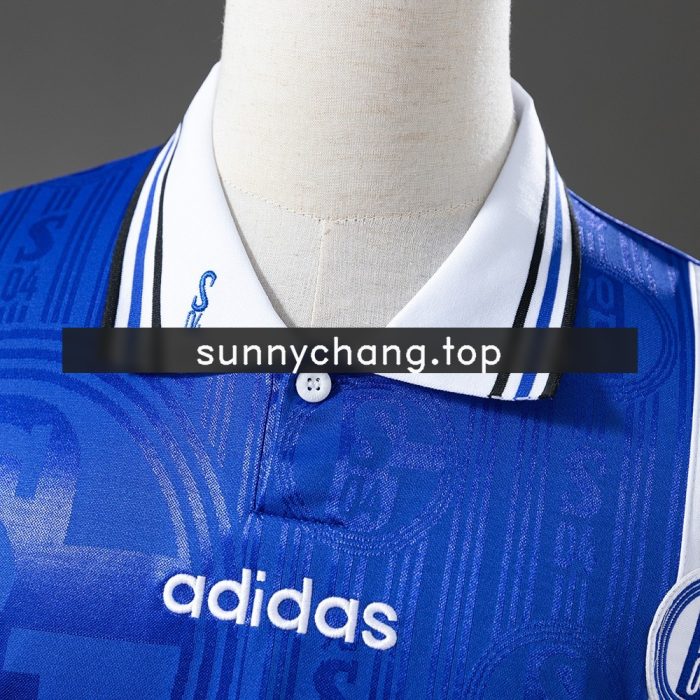 Schalke 04 1996-1997 Home Retro Jersey - 图片 6