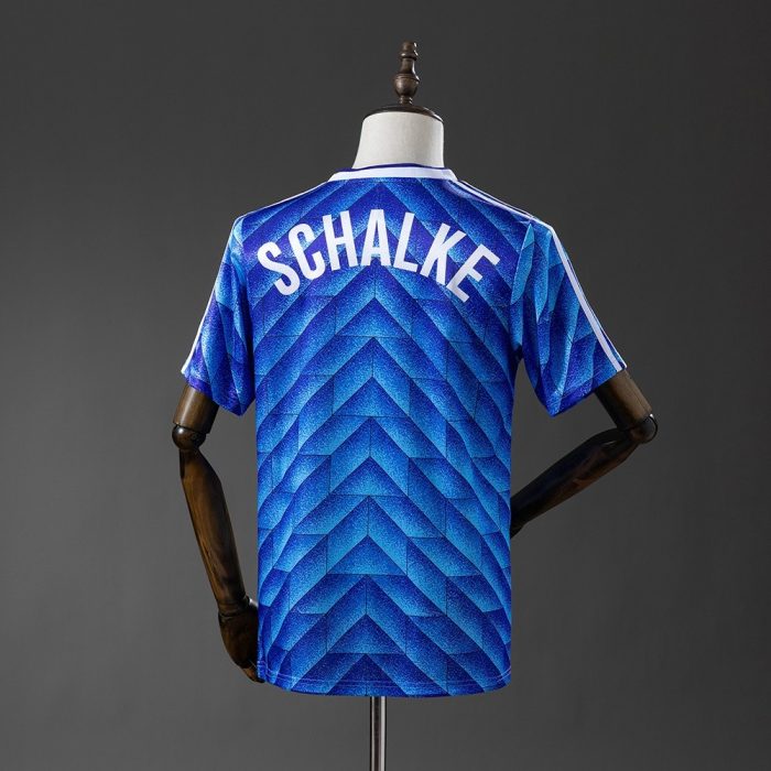 Schalke 04 1988/89 Home Retro Jersey - 图片 6