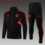 Bayern Munich 22-23 Long Zip Jacket Black - 图片 2
