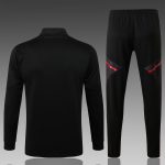 Bayern Munich 22-23 Long Zip Jacket Black - 图片 7