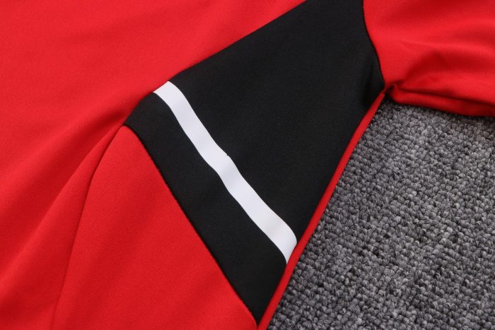 Bayern Munich 22/23 Long Zip Jacket Red - 图片 4