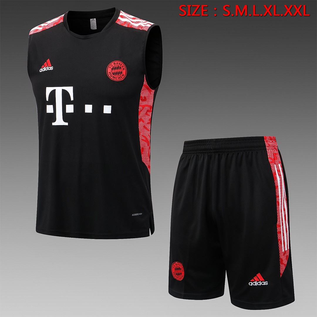 Bayern Munich 22/23 Black Vest with White Trim
