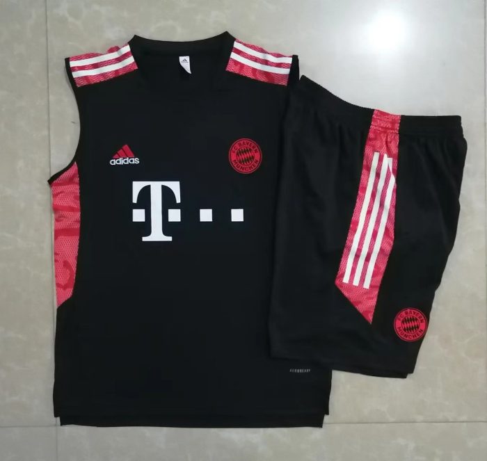 Bayern Munich 22/23 Black Vest with White Trim - 图片 9