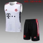 Bayern Munich 22/23 White Vest with Red Trim