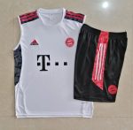 Bayern Munich 22/23 White Vest with Red Trim - 图片 9