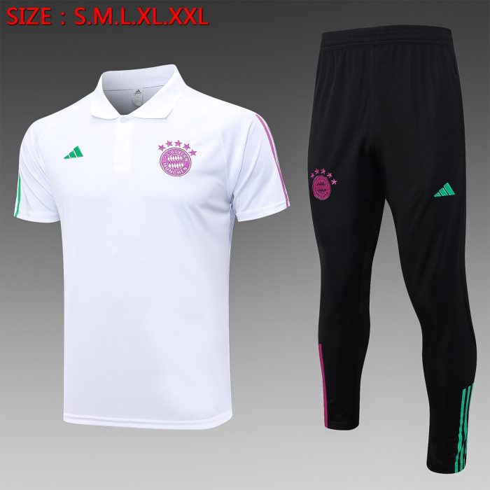 Bayern Munich 23-24 White Polo - 图片 8