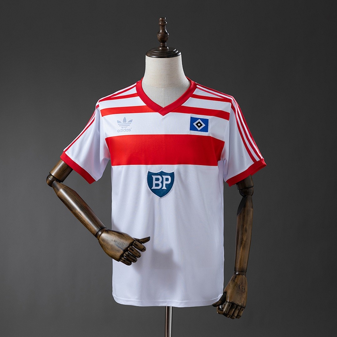 JER-6560_1 Hamburger SV 1983 Home Retro Jersey - 图片 1