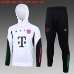 Bayern Munich 23/24 Half-Zip Jacket White Kids - 图片 2