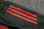 Bayern Munich Long Zipper Jacket Dark Green - 图片 6