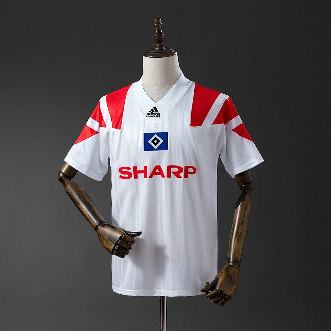 JER-6569_1 Hamburger SV 1992/1993 Home Retro Jersey - 图片 1
